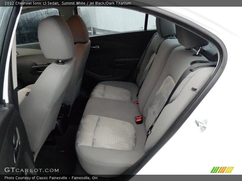 Summit White / Jet Black/Dark Titanium 2012 Chevrolet Sonic LS Sedan