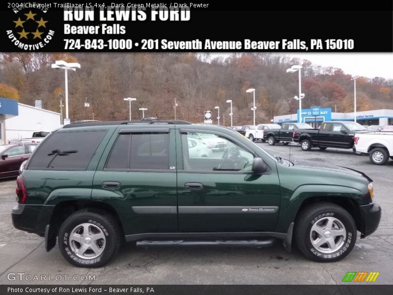 Dark Green Metallic / Dark Pewter 2004 Chevrolet TrailBlazer LS 4x4