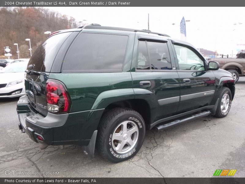 Dark Green Metallic / Dark Pewter 2004 Chevrolet TrailBlazer LS 4x4