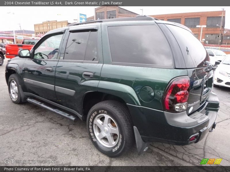 Dark Green Metallic / Dark Pewter 2004 Chevrolet TrailBlazer LS 4x4