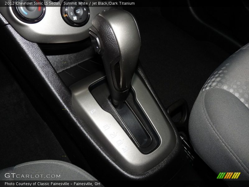 Summit White / Jet Black/Dark Titanium 2012 Chevrolet Sonic LS Sedan