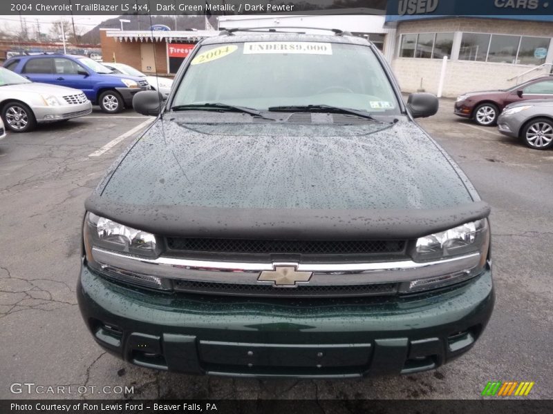 Dark Green Metallic / Dark Pewter 2004 Chevrolet TrailBlazer LS 4x4