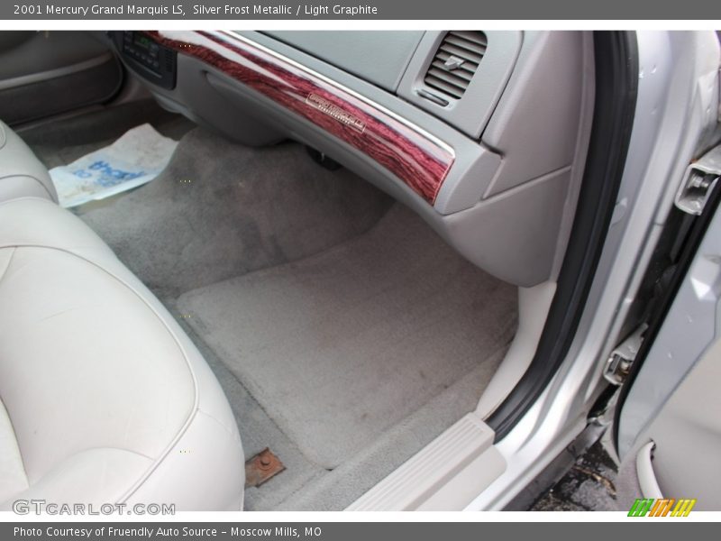 Silver Frost Metallic / Light Graphite 2001 Mercury Grand Marquis LS