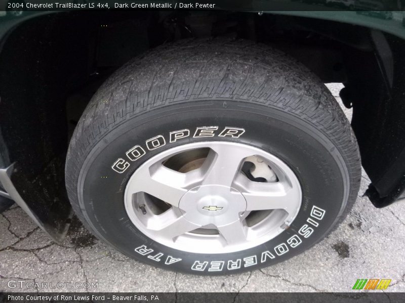 Dark Green Metallic / Dark Pewter 2004 Chevrolet TrailBlazer LS 4x4