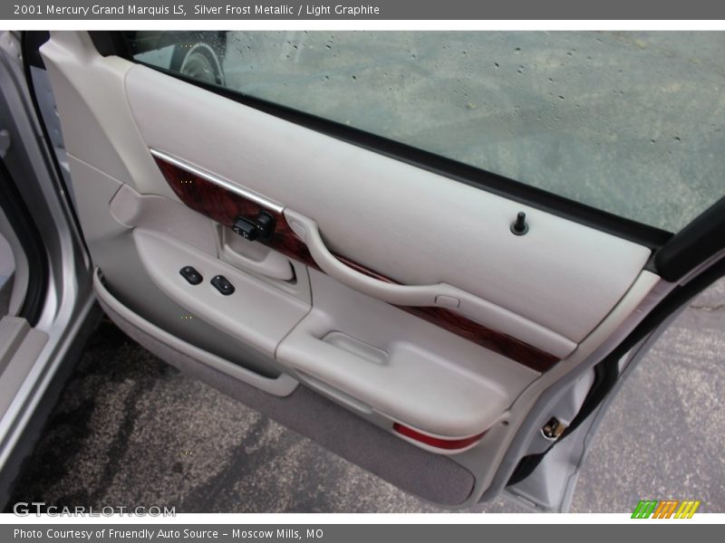 Silver Frost Metallic / Light Graphite 2001 Mercury Grand Marquis LS