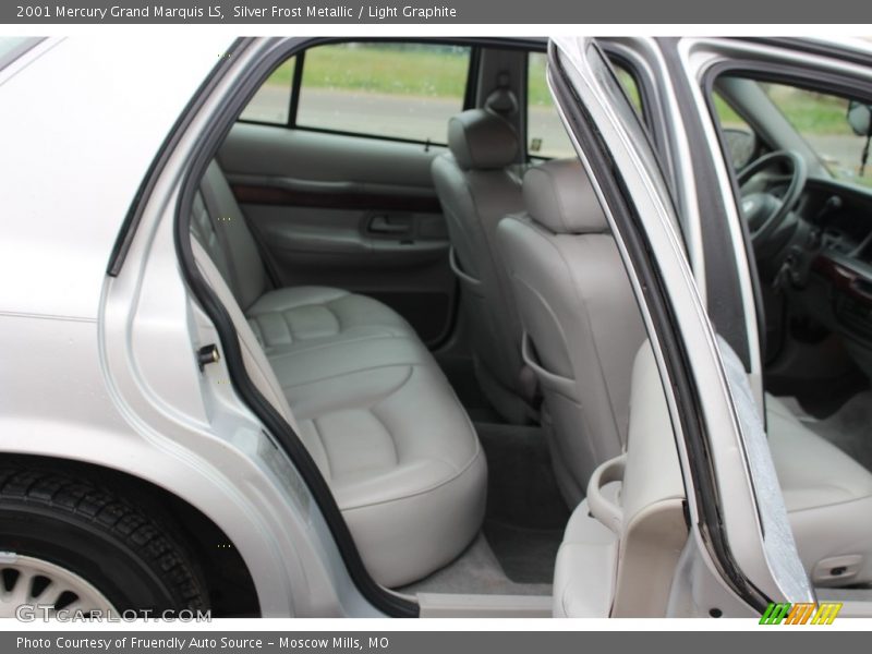 Silver Frost Metallic / Light Graphite 2001 Mercury Grand Marquis LS