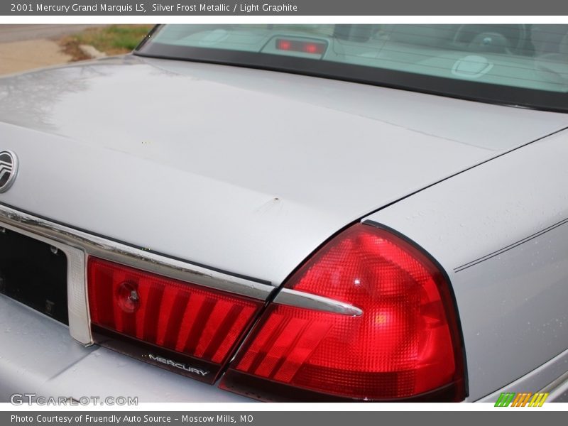 Silver Frost Metallic / Light Graphite 2001 Mercury Grand Marquis LS