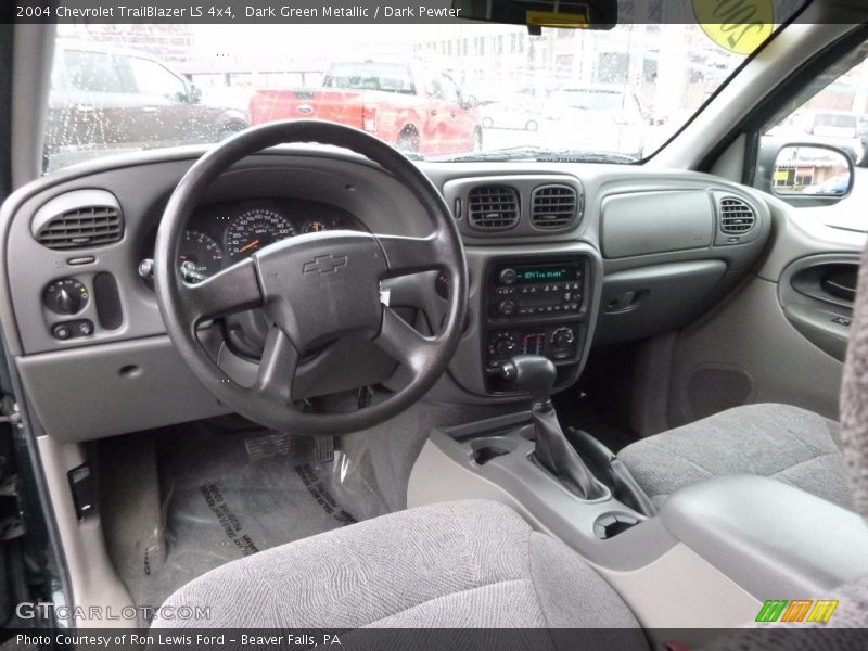 Dark Green Metallic / Dark Pewter 2004 Chevrolet TrailBlazer LS 4x4