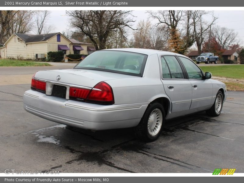 Silver Frost Metallic / Light Graphite 2001 Mercury Grand Marquis LS