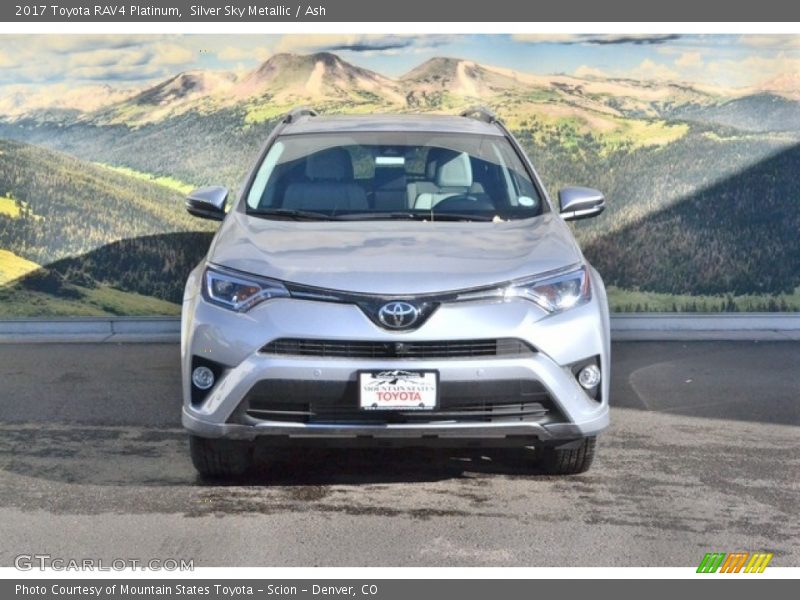 Silver Sky Metallic / Ash 2017 Toyota RAV4 Platinum