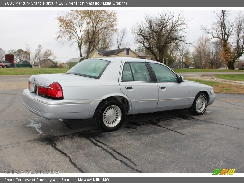 Silver Frost Metallic / Light Graphite 2001 Mercury Grand Marquis LS
