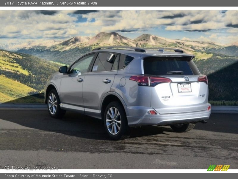 Silver Sky Metallic / Ash 2017 Toyota RAV4 Platinum