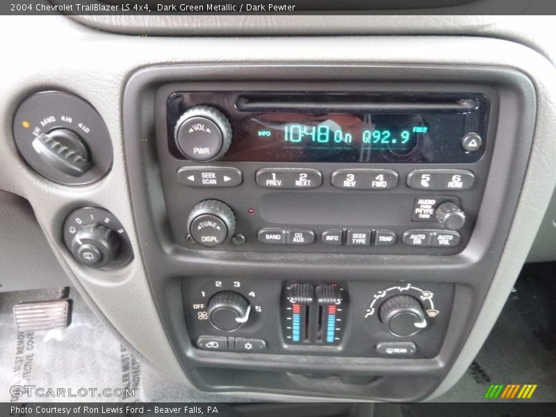 Dark Green Metallic / Dark Pewter 2004 Chevrolet TrailBlazer LS 4x4