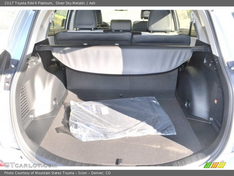 Silver Sky Metallic / Ash 2017 Toyota RAV4 Platinum