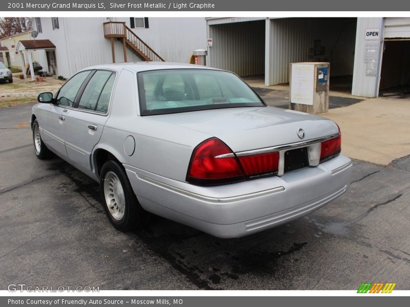 Silver Frost Metallic / Light Graphite 2001 Mercury Grand Marquis LS