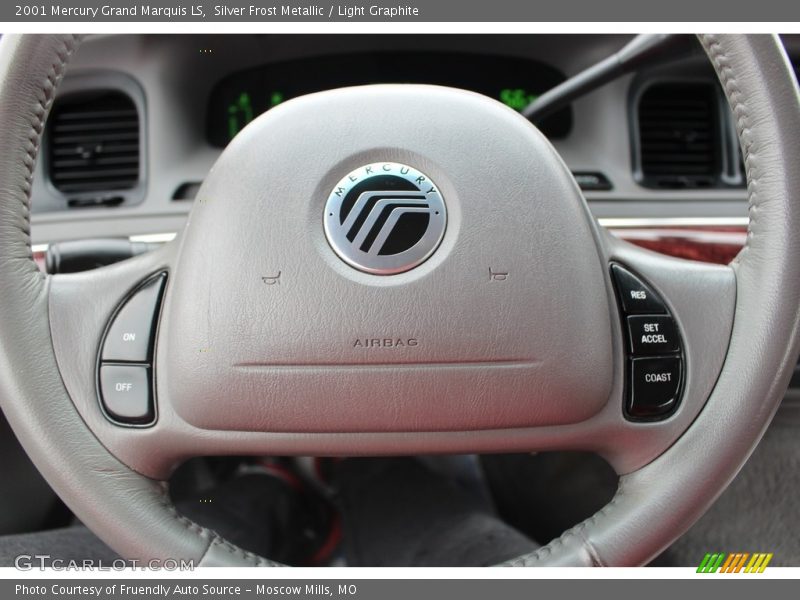 Silver Frost Metallic / Light Graphite 2001 Mercury Grand Marquis LS