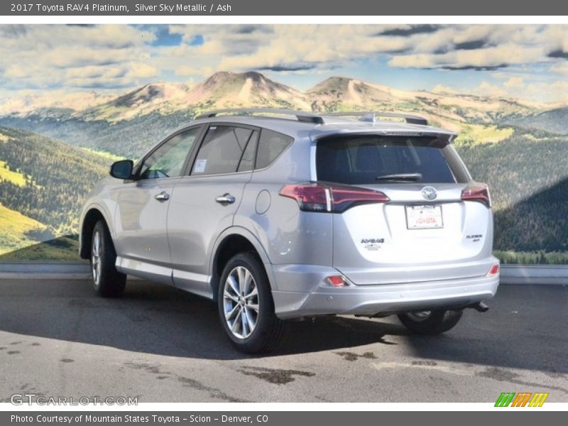 Silver Sky Metallic / Ash 2017 Toyota RAV4 Platinum