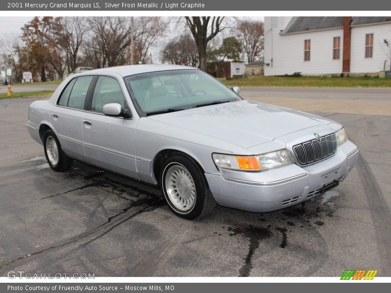 Silver Frost Metallic / Light Graphite 2001 Mercury Grand Marquis LS