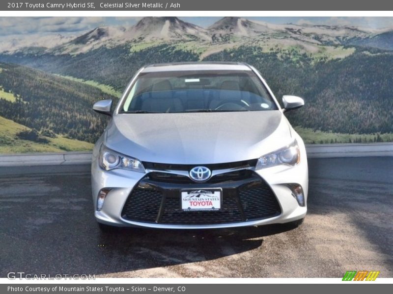 Celestial Silver Metallic / Ash 2017 Toyota Camry Hybrid SE
