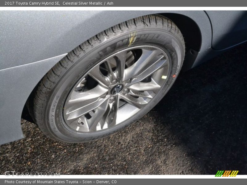 Celestial Silver Metallic / Ash 2017 Toyota Camry Hybrid SE