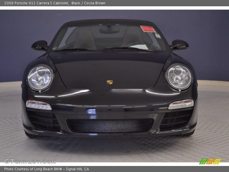 Black / Cocoa Brown 2009 Porsche 911 Carrera S Cabriolet