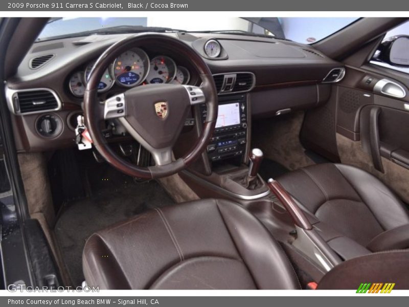  2009 911 Carrera S Cabriolet Cocoa Brown Interior