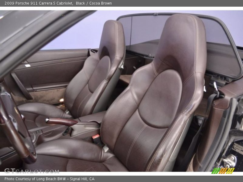 Front Seat of 2009 911 Carrera S Cabriolet