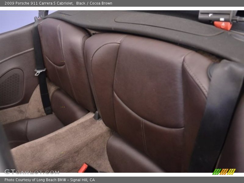 Rear Seat of 2009 911 Carrera S Cabriolet