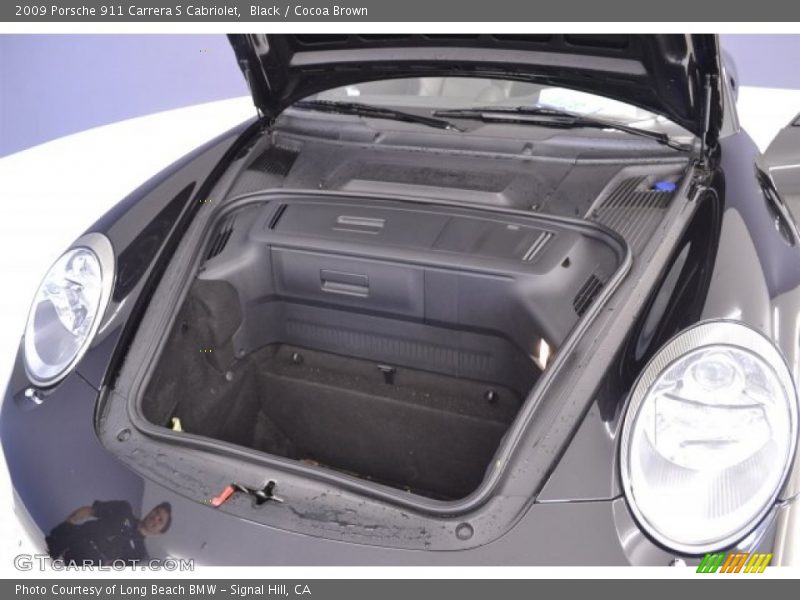 Black / Cocoa Brown 2009 Porsche 911 Carrera S Cabriolet