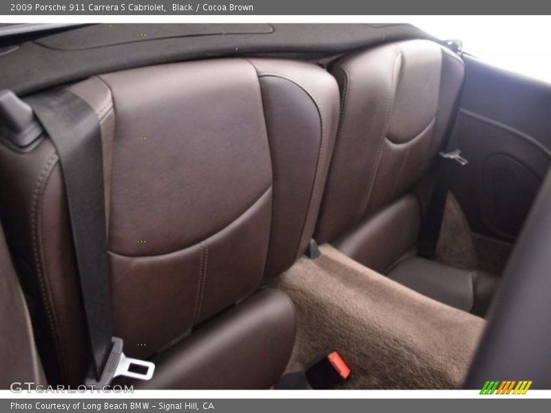 Rear Seat of 2009 911 Carrera S Cabriolet