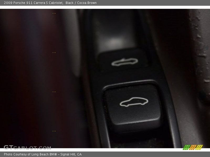 Black / Cocoa Brown 2009 Porsche 911 Carrera S Cabriolet