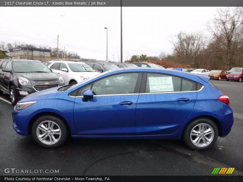 Kinetic Blue Metallic / Jet Black 2017 Chevrolet Cruze LT