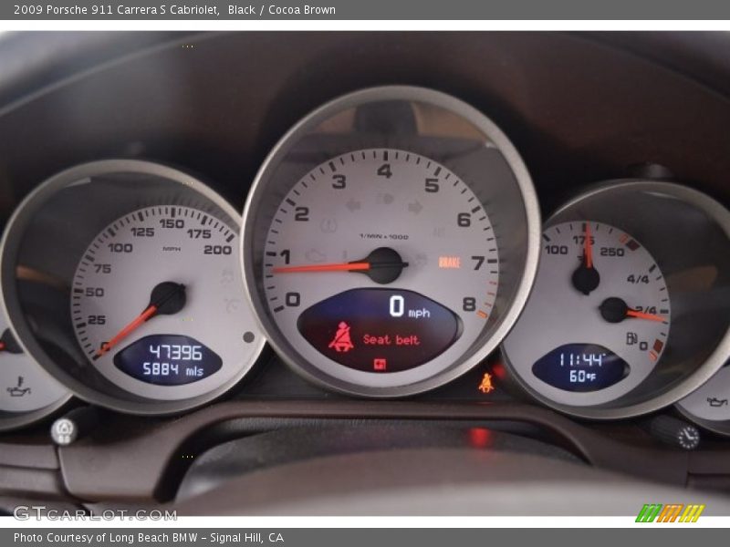  2009 911 Carrera S Cabriolet Carrera S Cabriolet Gauges