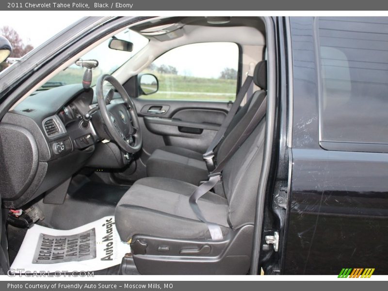 Front Seat of 2011 Tahoe Police