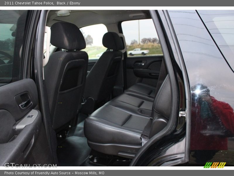 Rear Seat of 2011 Tahoe Police