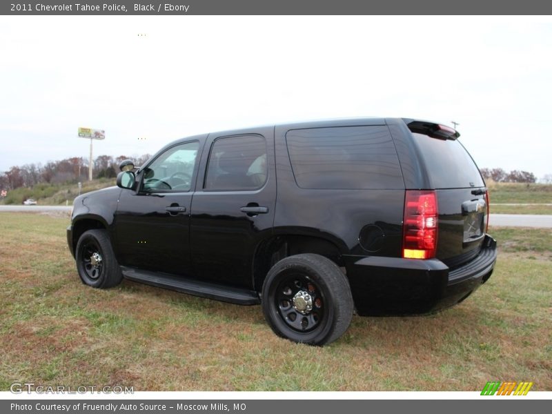 Black / Ebony 2011 Chevrolet Tahoe Police