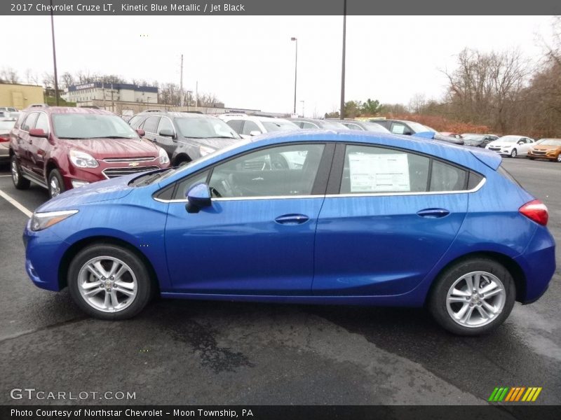 Kinetic Blue Metallic / Jet Black 2017 Chevrolet Cruze LT