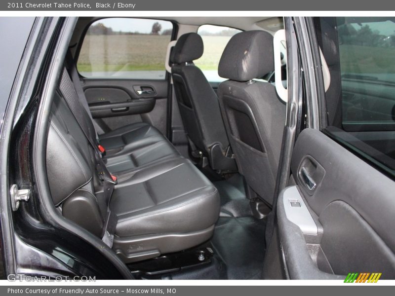 Rear Seat of 2011 Tahoe Police