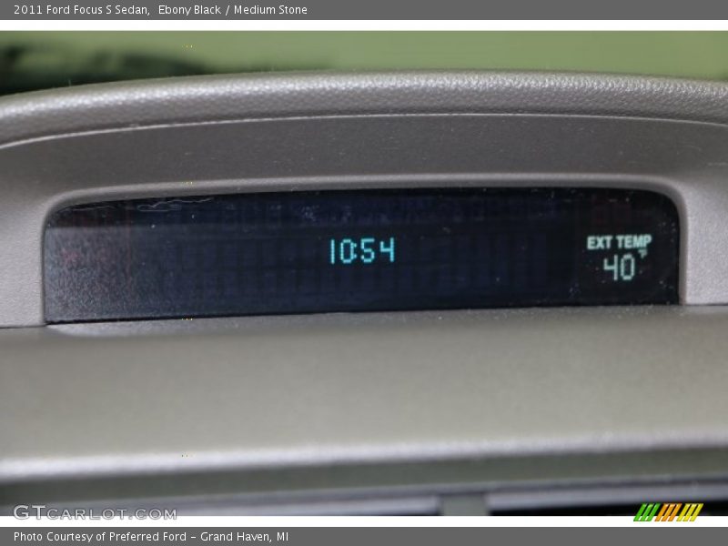 Ebony Black / Medium Stone 2011 Ford Focus S Sedan