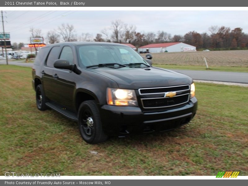 Black / Ebony 2011 Chevrolet Tahoe Police