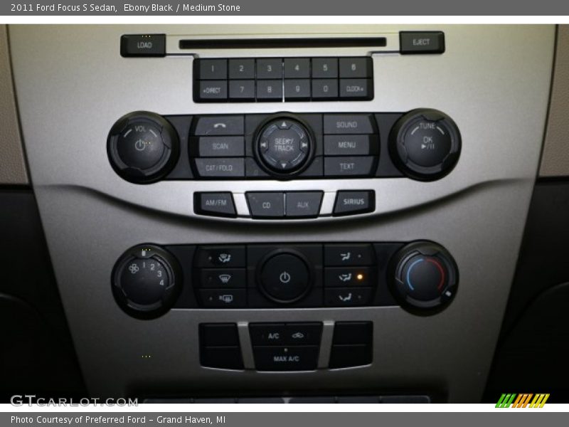 Ebony Black / Medium Stone 2011 Ford Focus S Sedan
