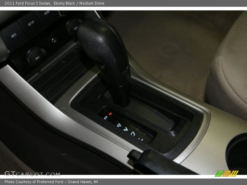 Ebony Black / Medium Stone 2011 Ford Focus S Sedan