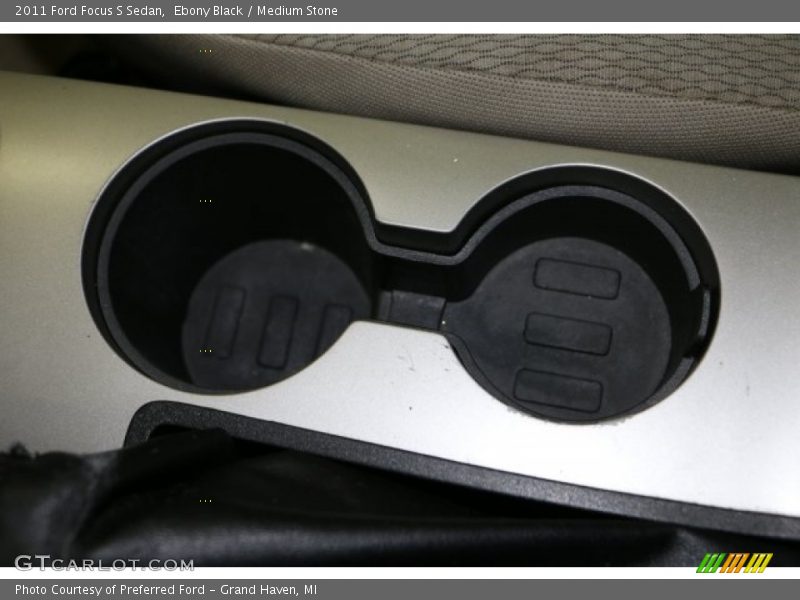 Ebony Black / Medium Stone 2011 Ford Focus S Sedan