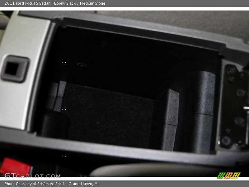 Ebony Black / Medium Stone 2011 Ford Focus S Sedan