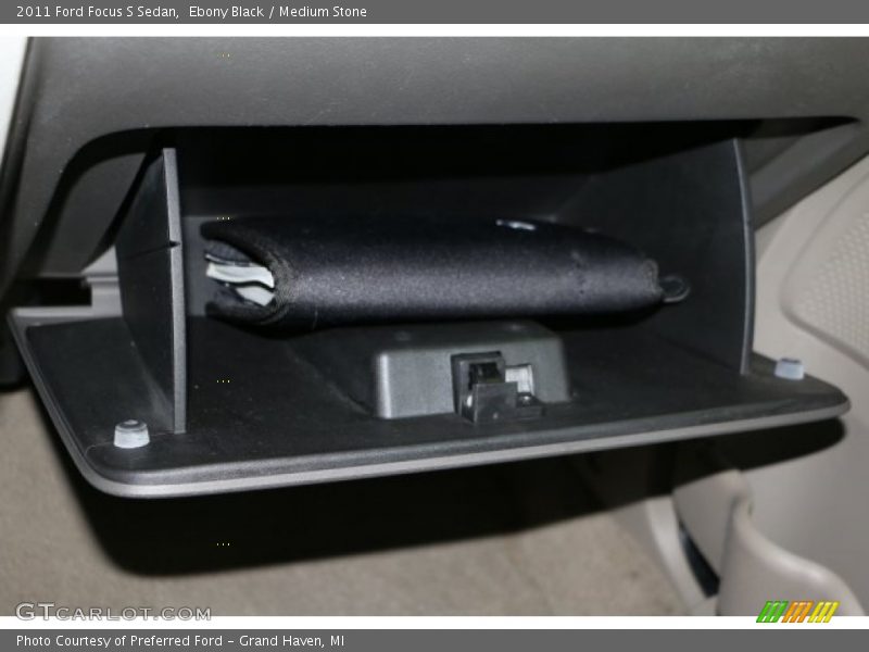 Ebony Black / Medium Stone 2011 Ford Focus S Sedan