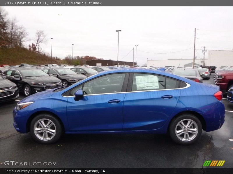 Kinetic Blue Metallic / Jet Black 2017 Chevrolet Cruze LT