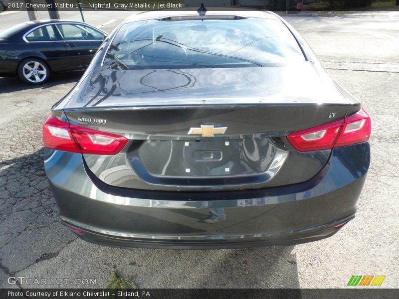 Nightfall Gray Metallic / Jet Black 2017 Chevrolet Malibu LT