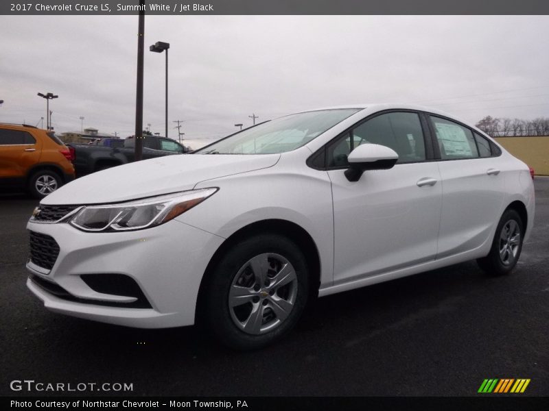 Summit White / Jet Black 2017 Chevrolet Cruze LS