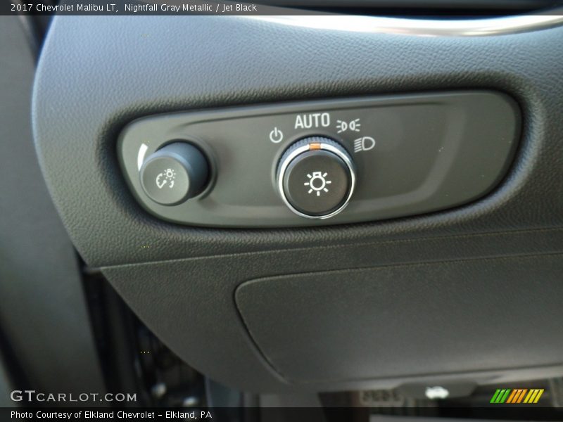 Nightfall Gray Metallic / Jet Black 2017 Chevrolet Malibu LT