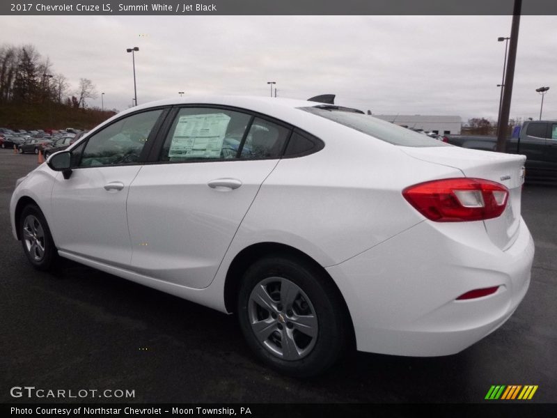 Summit White / Jet Black 2017 Chevrolet Cruze LS